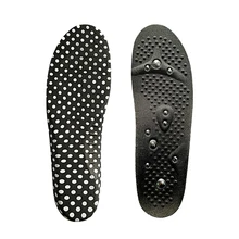 Анти-усталость Массаж ног обувная вставка для поддержки свода Спорт Стелька точечное давление магнитотерапия похудение подарок аксессуары