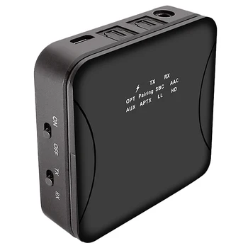 

Bluetooth 5.0 Audio Transmitter Receiver Music AptX HD LL for TV PC Wireless Adapter RCA/SPDIF/3.5Mm Aux Jack