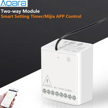 Aqara двусторонний модуль, умная Настройка, таймер, приложение, управление Zigbee, беспроводной контроллер, несколько устройств для Mi Home kit