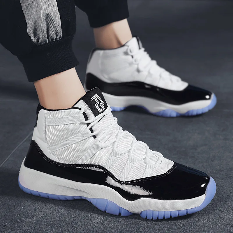 

2019 New Style Winter Aj11 Devil Hight-top Shoe Men's Versatile Mandarin Duck Trendy Shoes Sports Casual Basketball MEN'S SHOES