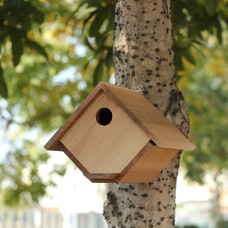 red cedar eco small primitive original wooden bird house | Дом и сад