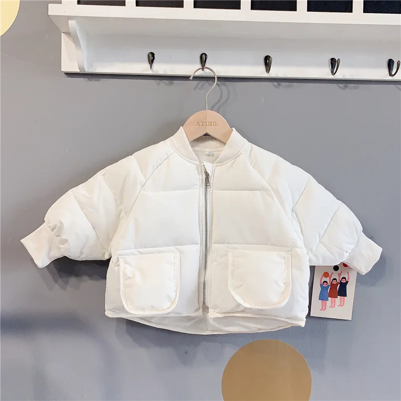 Оранжевый New Arrival Girls Boys Padded Coat Autumn Winter Kids Jacket Baby Girl Jacket 1-6 Years - Цвет: Оранжевый