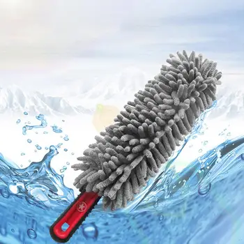

Soft Chenille Dry/Wet Dual Use Car Washing Cleaning Brush Waxing Dusting Tool