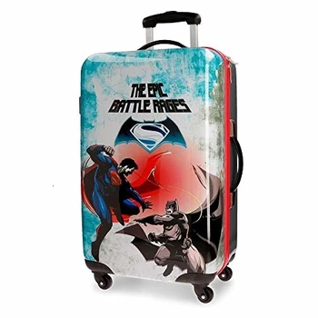 

Warner Trolley Rigido 67 cm Bagaglio da Stiva Valigia in Abs 4 Ruote Girevoli Batman vs Superman