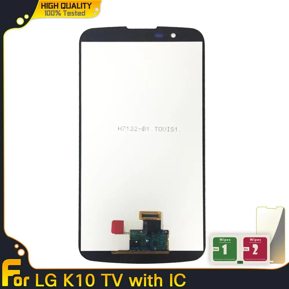 ЖК-дисплей для LG K10 TV K10TV K430TV K410TV (с IC) кодирующий преобразователь сенсорного