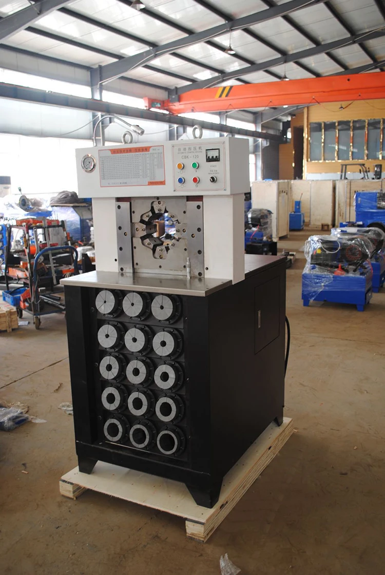 

super thin body 3 inch 4 inch hydraulic hose crimping machine