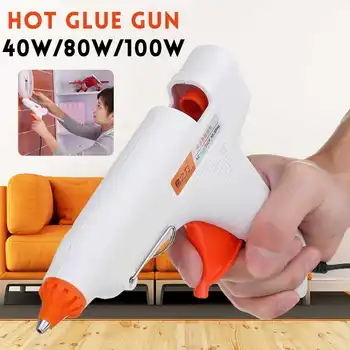 

40W/80W/100W Professional High Temp Hot Melt Glue Guns Graft Repair Tool Heat Guns Pneumatic DIY Tools Hot Glue Guns