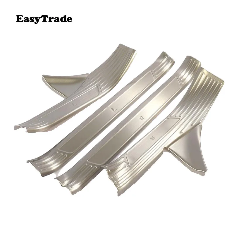 

4PCS Car Styling Internal Door Sill Scuff Plate Trim Protector Goods For Toyota Corolla 2019 Car Accessories