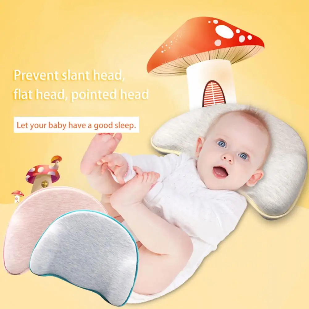 Memory Foam детские подушки дышащие детские подушки определенной формы для предотвращения плоской головы новорожденных Almohadas детские постельные принадлежности