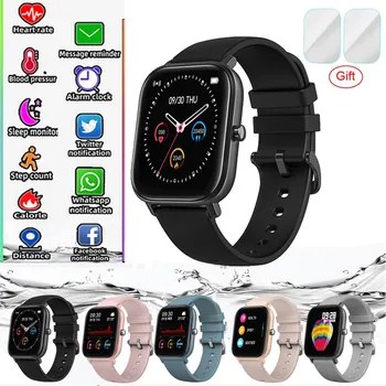 

1.4 Inch P8 Sports Smart Watch Fitness Heart Rate Smart Bracelet Touch-Screen IPX7 Waterproof Watch With 2x Films 1x USB Cable