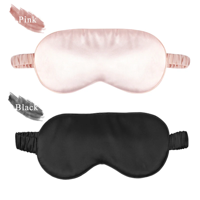 1Pcs Eyeshade Sleeping Eye Mask Cover Eyepatch Blindfold Solid Portable Rest Relax Eye Shade Cover Soft Pad images - 6