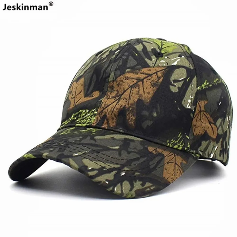 Outdoor 5 Bionic Camouflage Hunting Fishing Hat Sun-Protection Jungle Camouflage Photography Bird-Watching CS Games Cap