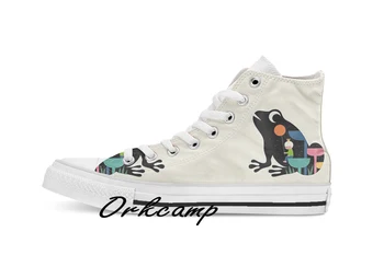 

Who Am I Custom Casual High Top lace-up Canvas shoes sneakers Drop shipping