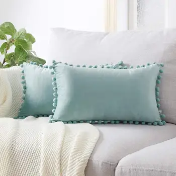 

Cushion Cover Nordic Throw Pillow Covers Soft Velvet Lace With 30x50cm Pillowcase Decor Decorative For Sofa Home Home Car Balls