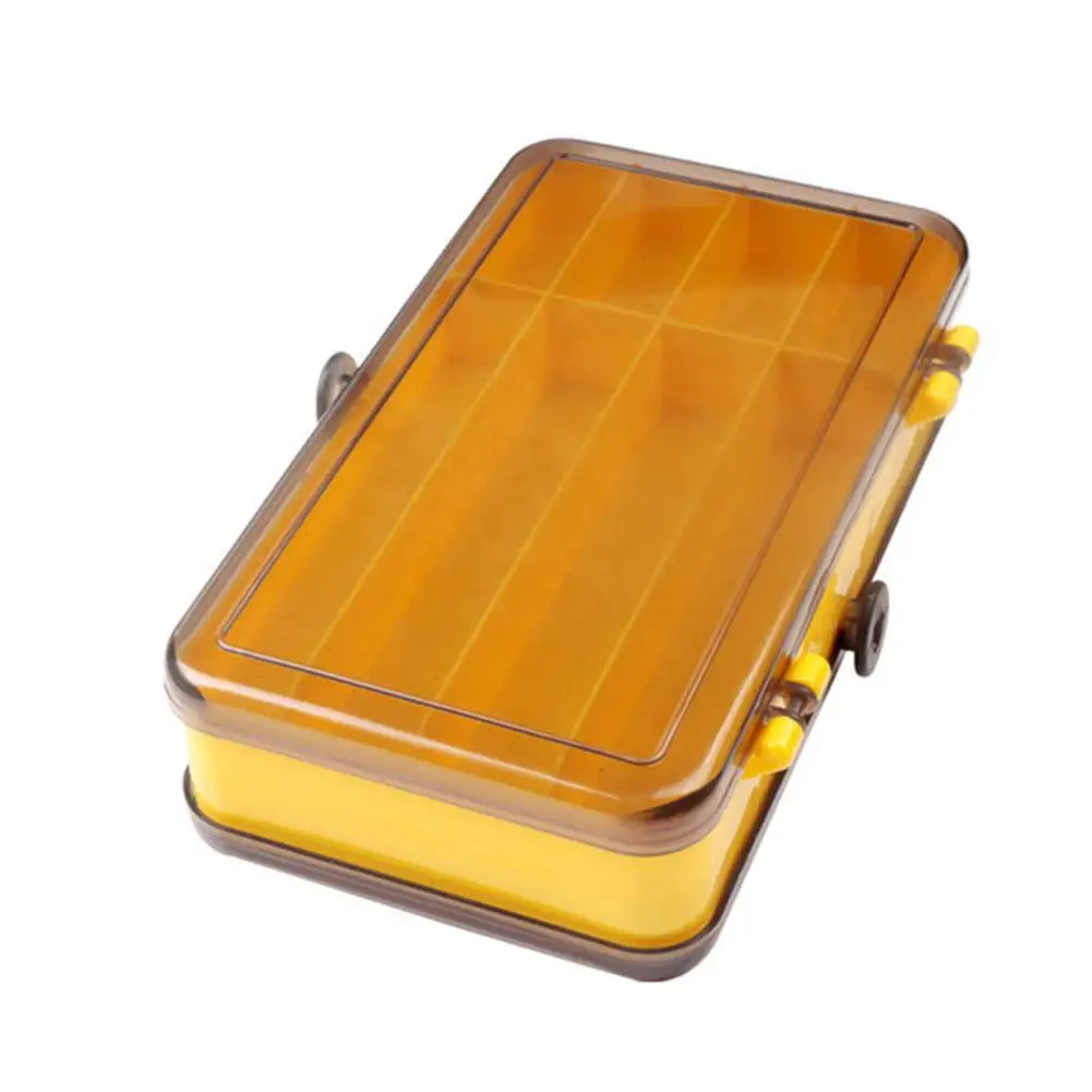 Fishing Box For Baits Double Sided Plastic Lure Boxes Fly Fishing Tackle Storage Box Supplies Accessories High Strength