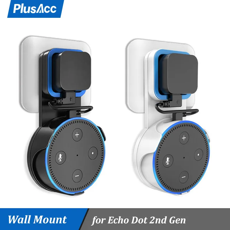 Household Wall Mount For Amazon Echo Dot 2nd Gen With Cable Winder Protective Bracket Hanger Clip Smart Speaker Subwoofer Stand |