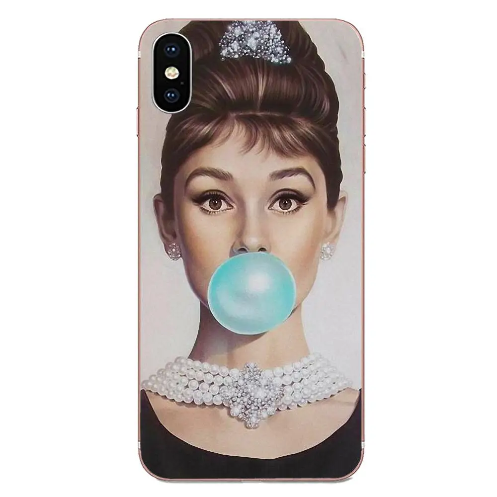 Чехол из ТПУ с рисунком Одри Хепберн I Believe In Pink для Huawei Honor Mate Nova Note 20 20s 30 5 5I 5T 6 7I 7C 8A
