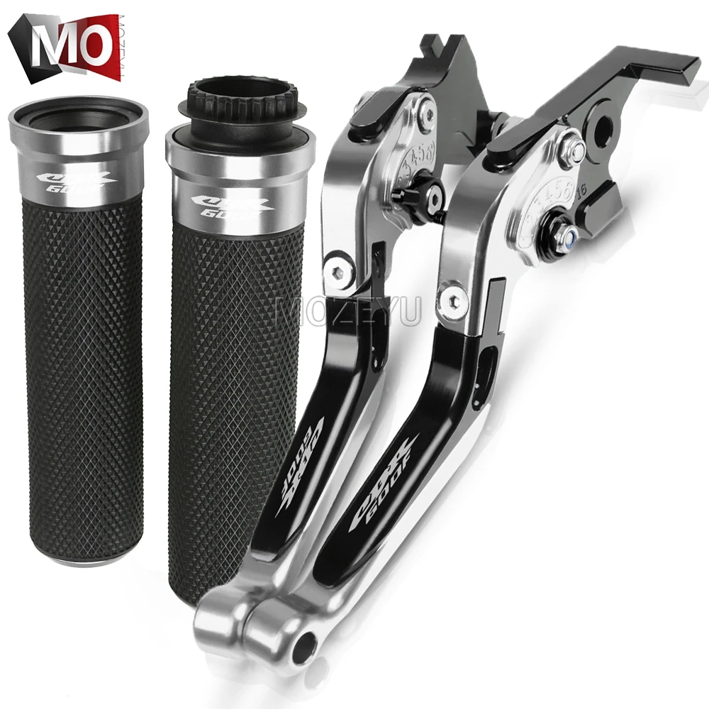Для Honda CBR 600 CBR600 F2 F3 F4 F4i/CBR F4i Sport/F CBR600F 2001-2007 Рычаги Тормозная система сцепления для мотоцикла ручки - Цвет: Silver