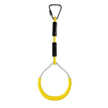 

Heavy Duty Swing Gymnastic Rings Children Trapeze Bar Pull Up Gym Rings Ring for Kids Boys Girls