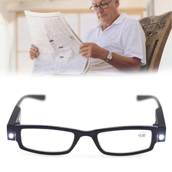 

LED Magnifying Eyewears Reading Glasses Lighting Magnifier Eyeglass with Light -MX8