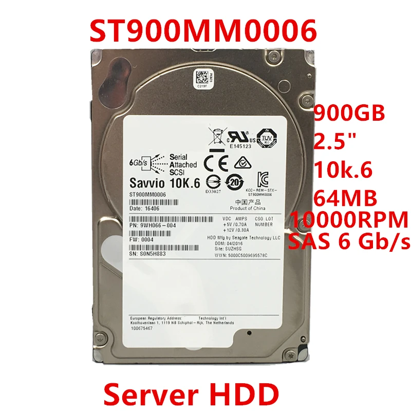 900GB Seagate Savvio ST900MM0036 10K.6 2.5" OEM Hard Drive 