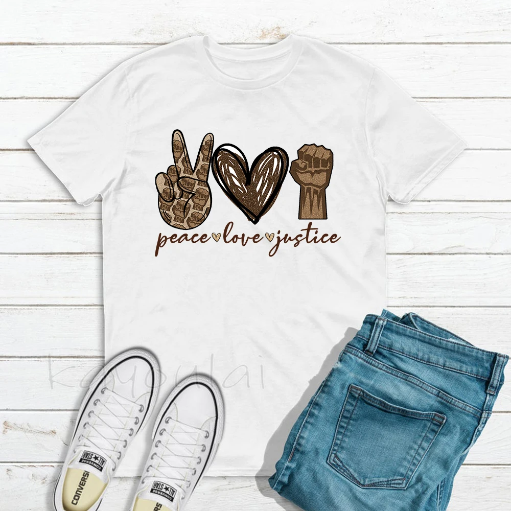 

Peace Love Melanin Black Queen Afro Lady Shirt Women Melanin T Shirt