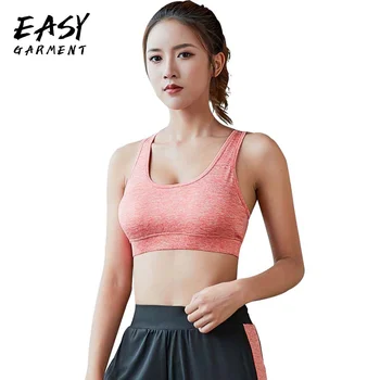 

Women's Crop Top Quick Dry Elastic Gym Running Bra Workout Tank Top Short Running Underwaist for Fitness Crop Top