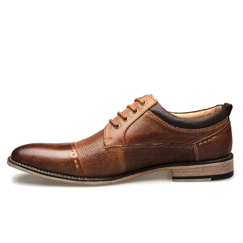 

Men leather SIZE45 46-50 leather leisure dress shoes work shoes Men business wedding shoes high-end comfortable catwalk shows