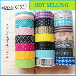 Bande Washi à motif basique, haute qualité, vente complète 