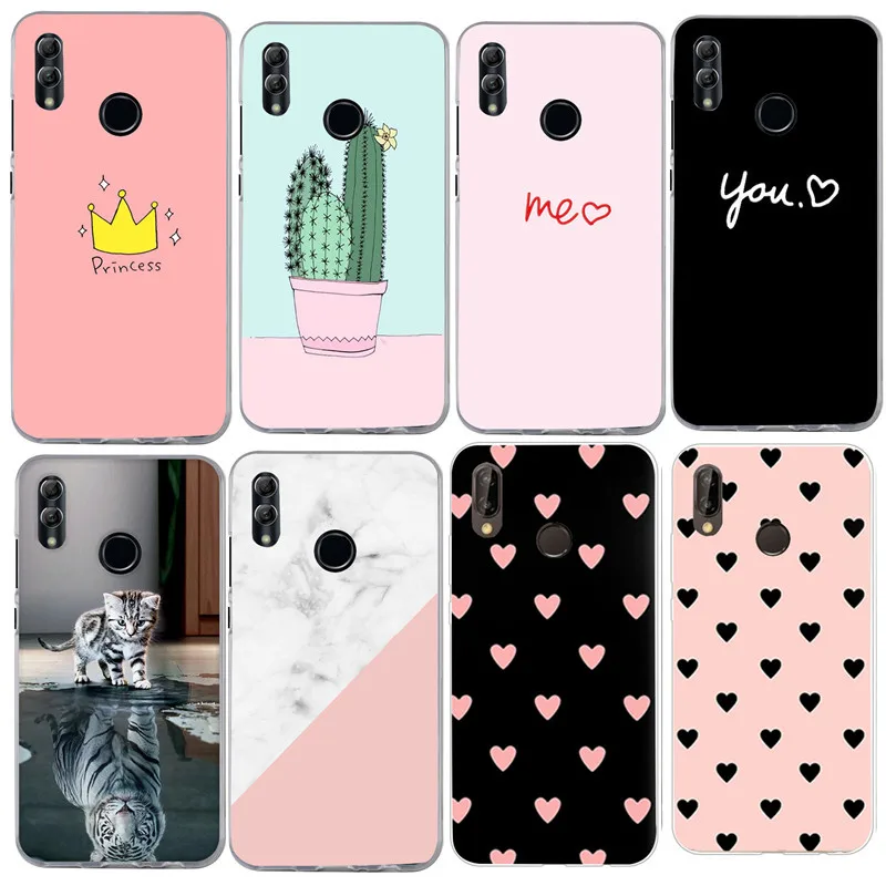 Для Huawei P Smart 2019 Чехлы Силиконовая задняя крышка для Funda P20 Mate 10 20 Lite Pro Чехол POT-LX1