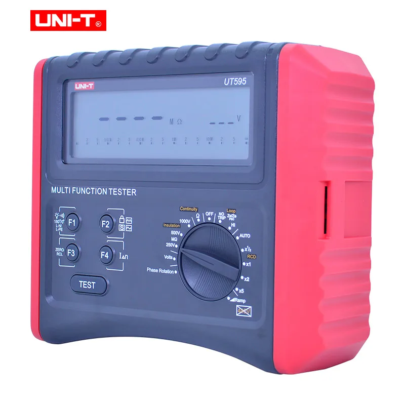 UNI-T UT595 цифровой УЗО тестер многофункциональные тестеры контура заземления линии петли сопротивление тестер Сопротивление изоляции метр