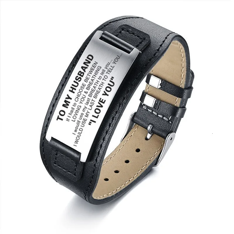 Мужской кожаный браслет Vnox для моего мужа я бы использовал свое последнее