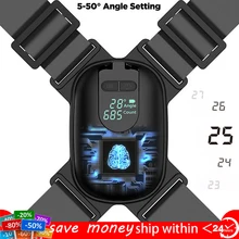 

Intelligent Posture Correction Belt Brace Adjustable Smart Electronic Back Corrector Spine Band Women Shoulder Trainer tape