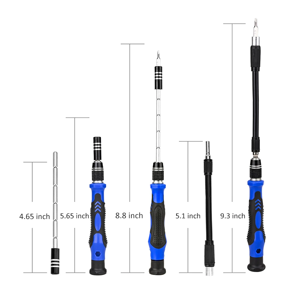 Vastar 60/58 шт. Прецизионная отвертка набор магнитных отверток для телефонов игровая консоль планшет ПК ремонт электроники инструмент