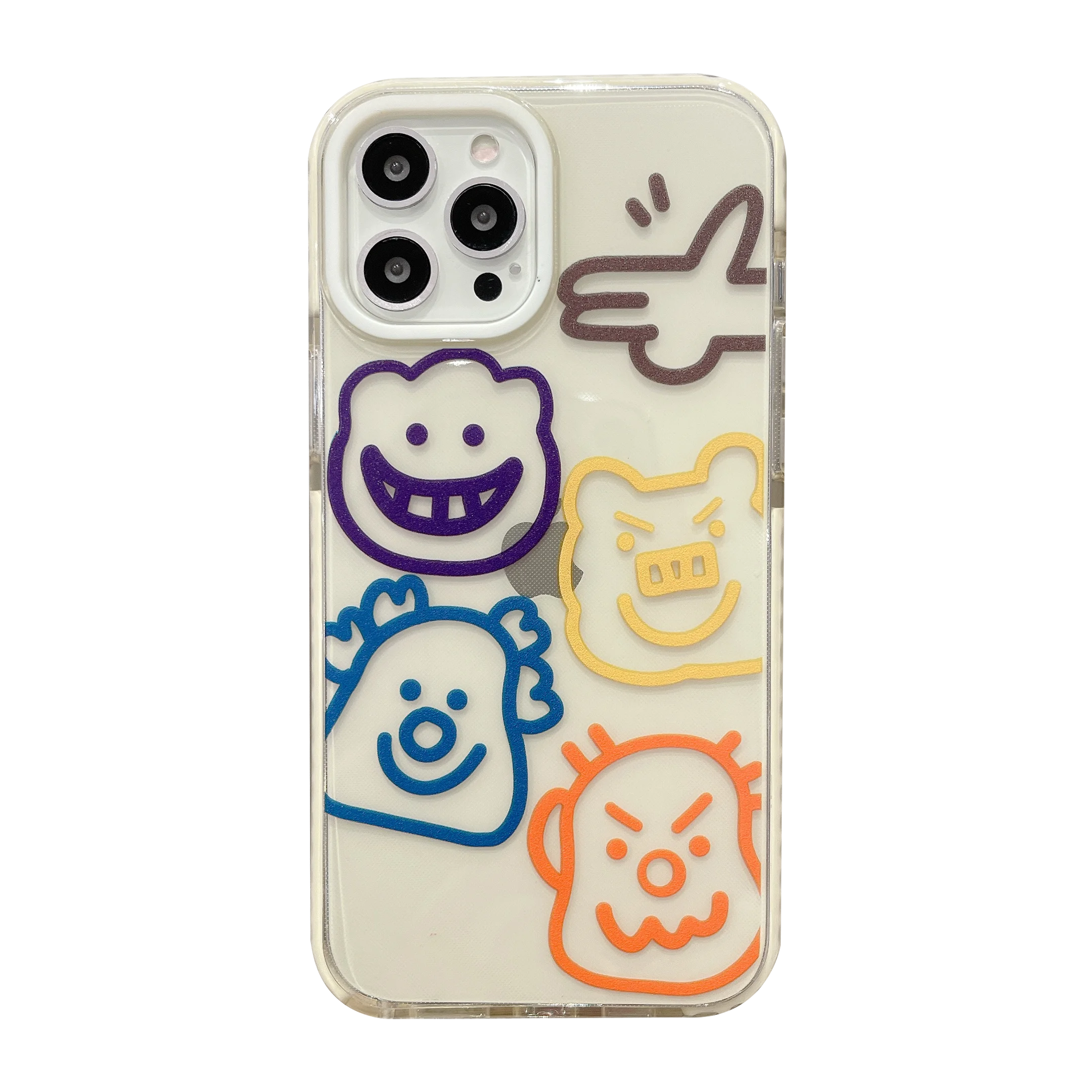 漫画ピエロ描画透明ケース11 12ミニプロマックス 7 8プラスx Xs最大xr Seケースtpu耐衝撃カバー Phone Case Covers Aliexpress