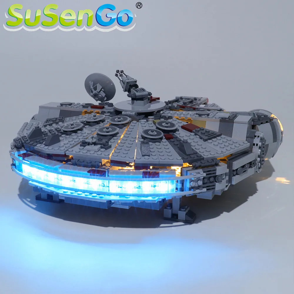  YEABRICKS LED Light for Lego-75257 Star Wars Millennium Falcon  Building Blocks Model (Lego Set NOT Included) : Toys & Games