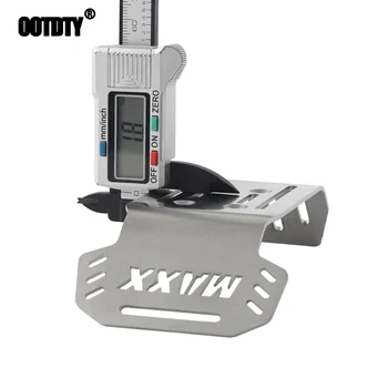 

OOTDTY Metal Chassis Armor Suit Stainless Steel Skid Plate Kit Chassis Armor Protection Plate for RC Car Traxxas 1/10 Maxx