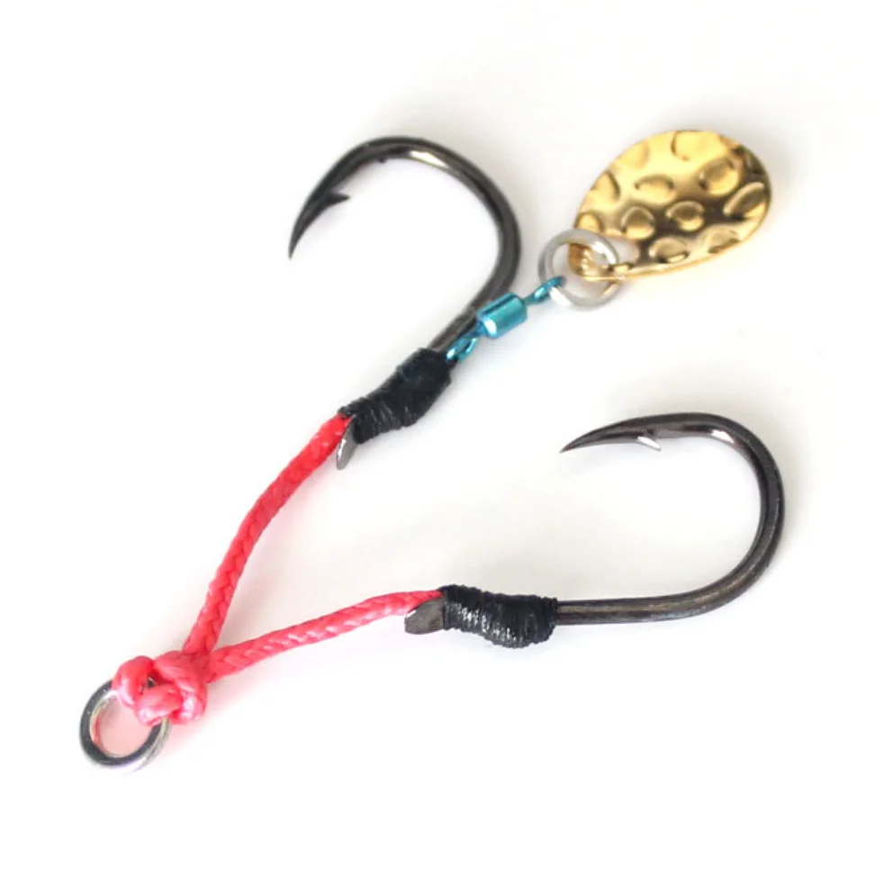 Рисунок 2 - 2 _ двойной рыболовный крючок с бородкой