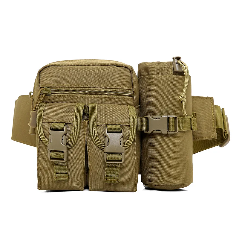 

Cross Border Wallet Manufacturers Outdoor Sports Camouflage Wallet Men's Multi-functional Travel Bottle Waist Pack Tactical Ridi