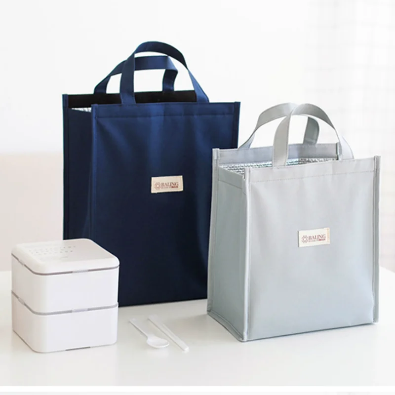 Портативная сумка для ланча термоизолированная сумка-тоут женщин и детей
