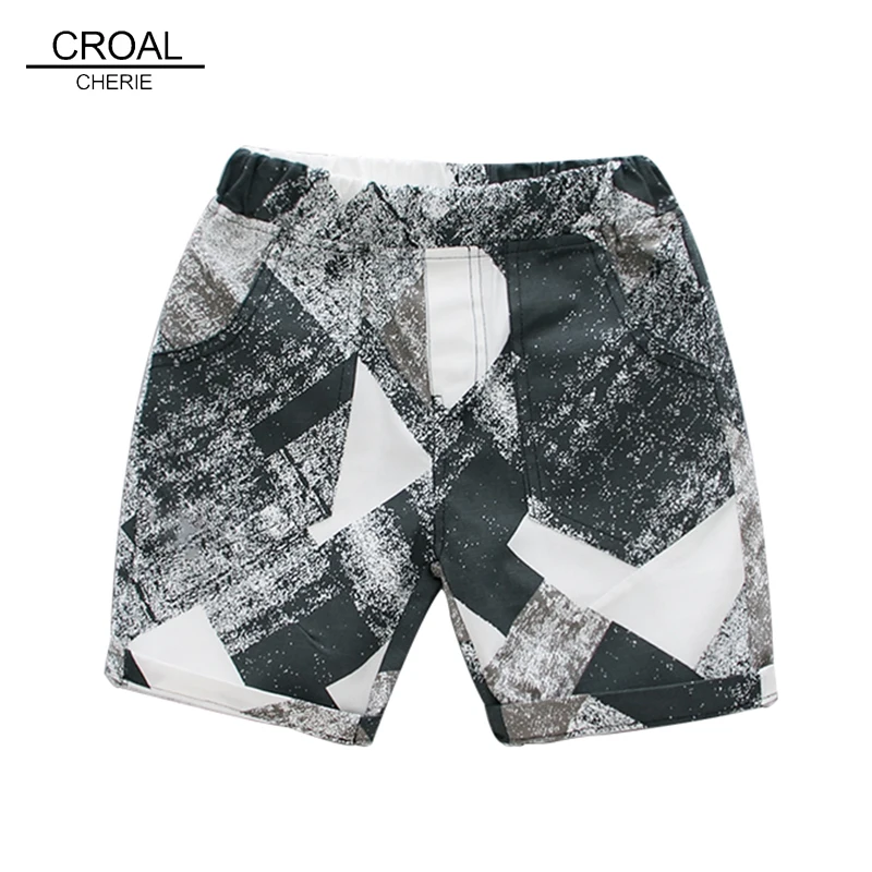 CROAL chery/короткие штаны для мальчиков; шорты для девочек; модные черные шорты для маленьких мальчиков; крутые летние джинсовые брюки для мальчиков ростом 90-130 см