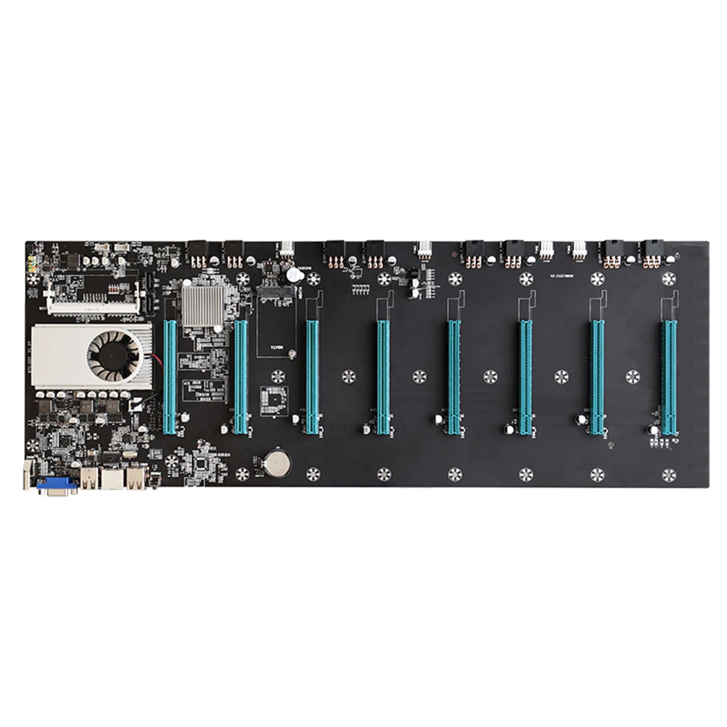 Новая материнская плата для майнинга 8 PCIE16X графическая карта 65 мм SODIMM DDR3 SATA3.0 mSATA2.0
