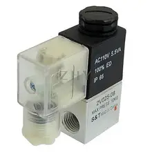 2V025-08 AC 110V 5.5VA 2 позиции 2 способ пневматический Соленоидный клапан 1/" PT