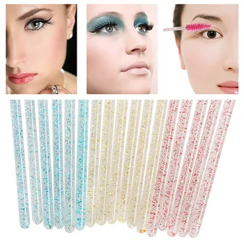 

50Pcs/set Disposable Eyelash Mini Brush Mascara Applicator Wand makeup Brushes Eyes Care Better Styling Tools
