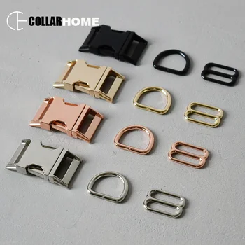 

200 sets wholesale metal D rings belt buckle 25mm webbing for DIY bag dog collar knapsack sewing accessories hardware adjusters