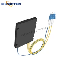 

1*16PLC splitter ABS type optical fiber without connector ftthPLC splitter LC UPC connector 1.5m long optical fiber PLC splitter