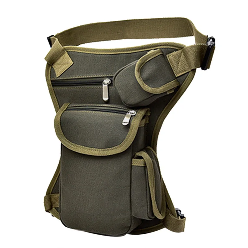 Мужская парусиновая сумка с заниженной ногой, поясная Повседневная сумка с ремнем для хип-хопа, военная дорожная многофункциональная сумка-мессенджер, сумки на плечо для велоспорта, тактическая сумка