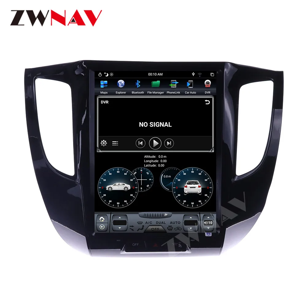 4+128G Tesla Screen Carplay For 2007-2017 Mitsubishi L200 Pickup Android10 Player GPS Auto Audio Stereo Radio Recorder Head Unit