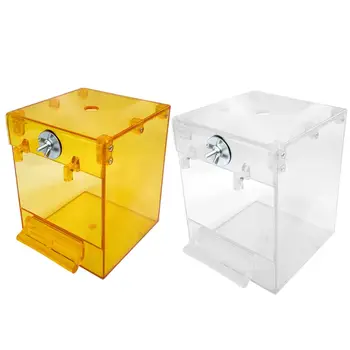 

Bird Bathtub Parrot Bath Shower Box Bowl Cage Wash Space Grooming Accessories Q39B