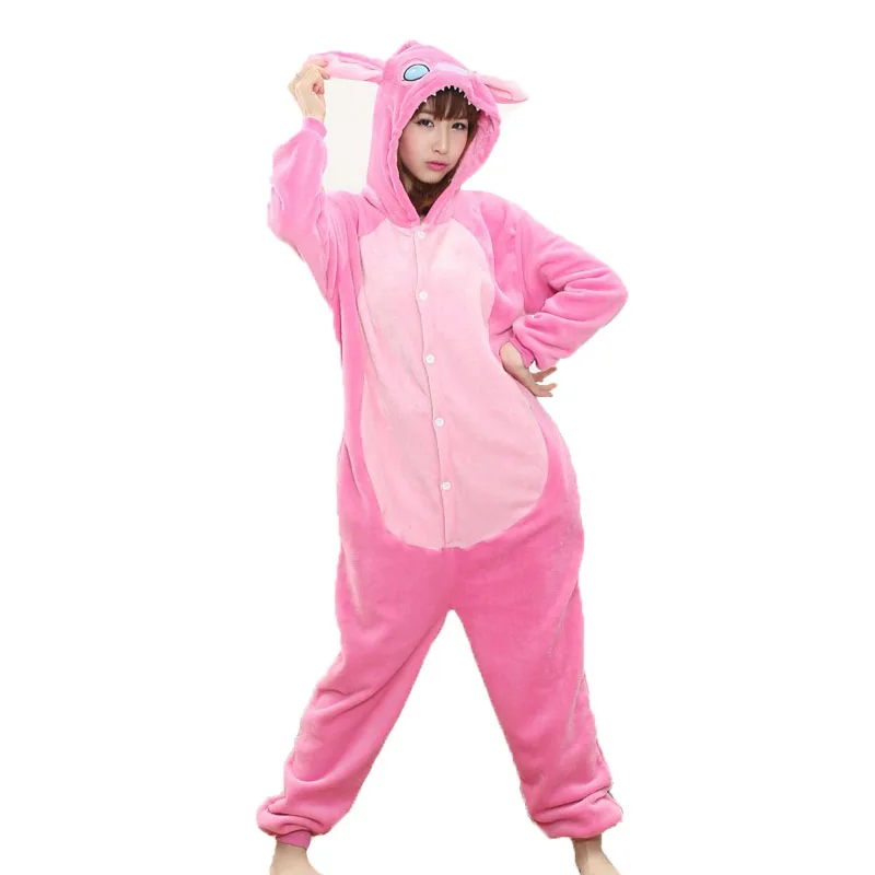 

Пижама-кигуруми женская для взрослых, аниме Стич, Рождественская Пижама для женщин, комбинезон, смешной комбинезон для девочек, зимний костюм для косплея